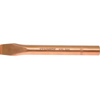 Image of 25X240MM Spark Resistant Flat Cold Chisel Al-Br - Kennedy-pro