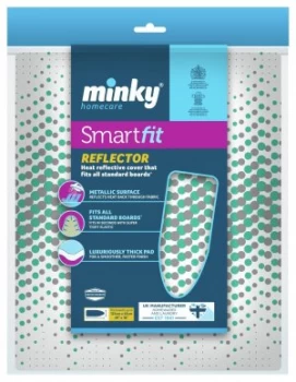 image of Minky 125 x 45cm Smart Fit Reflector Ironing Board Cover