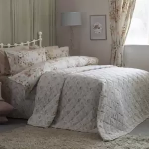 Image of Belledorm Cherry Blossom Bedspread (Kingsize) (Ivory) - Ivory