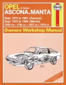 Image of Opel Ascona & Manta (B Series) (Sept 75 - 88) Haynes Repair Manual