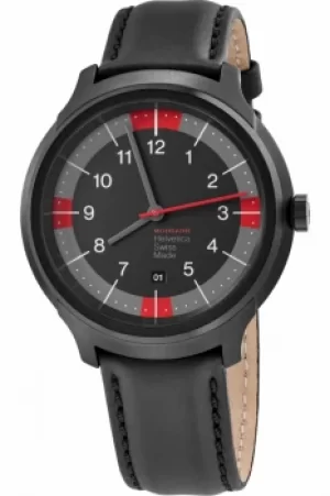 Mens Mondaine Helvetica Bold Spiekermann Edition Watch MH1B1222LB