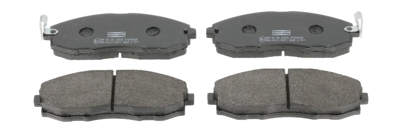 Image of Brake pad set CHAMPION 572442CH