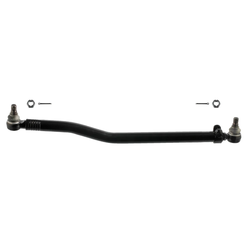 Image of FEBI BILSTEIN 39592 Centre Rod Assembly Front Axle, with castellated nut and split pins Centre Rod Assembly (285)