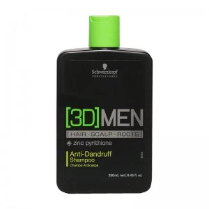 image of Schwarzkopf 3D Men Anti Dandruff Shampoo 250ml