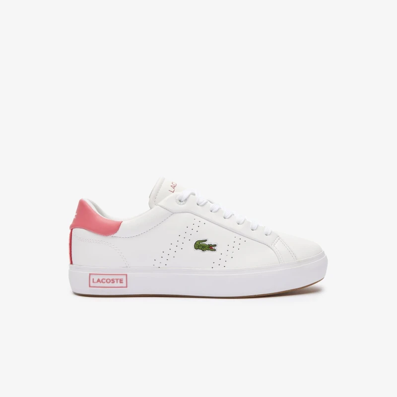 Image of Lacoste Powercourt 2.0 Trainers - White White 3