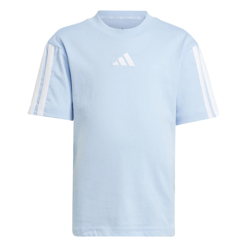 Image of adidas 3S Essentials T Shirt Infants Glow Blue unisex 4-5 Years
