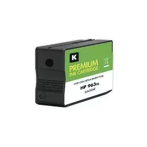 Image of Q-Connect HP 963XL Remanufactured Inkjet Cart HY Black RIC963XLK