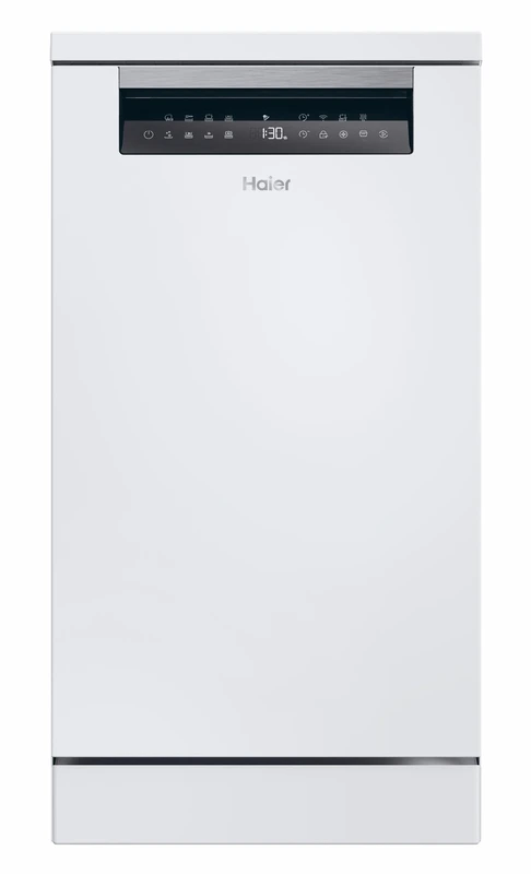 Image of Haier I-Pro Shine Series 5 XF1C3TB1FW-80 Slimline Freestanding Dishwasher