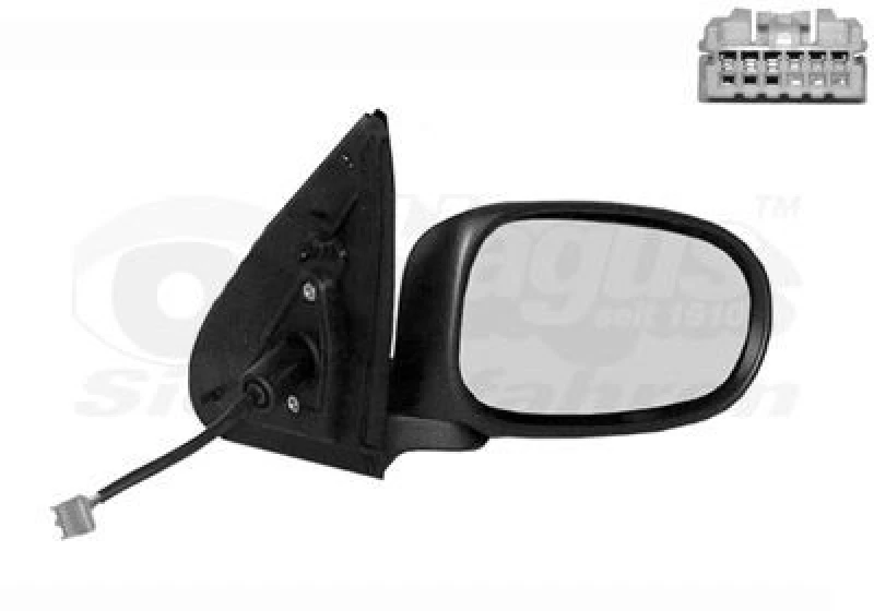 Image of VAN WEZEL Wing mirror VAN WEZEL 3319806
