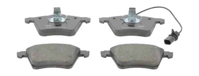 Image of JURID 573206J Brake pad set incl. wear warning contact, without accessories Brake Pad Set,disc brake (402)