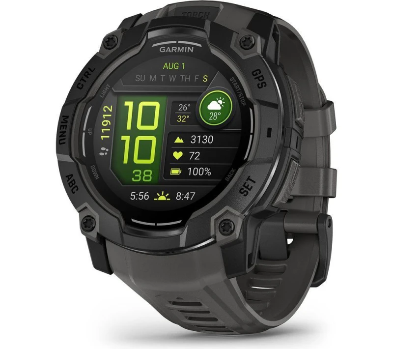 Image of Garmin Garmin Instinct 3 50mm GPS Smartwatch - Charcoal