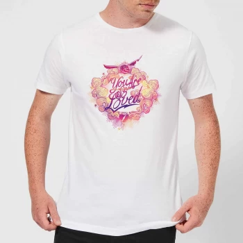 Image of Harry Potter You Are So Loved Mens T-Shirt - White - XS