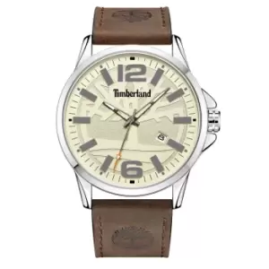 image of Timberland Bernardston Leather Strap Watch