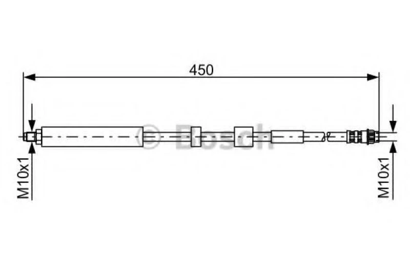 Image of Brake hose Bosch 1 987 481 051