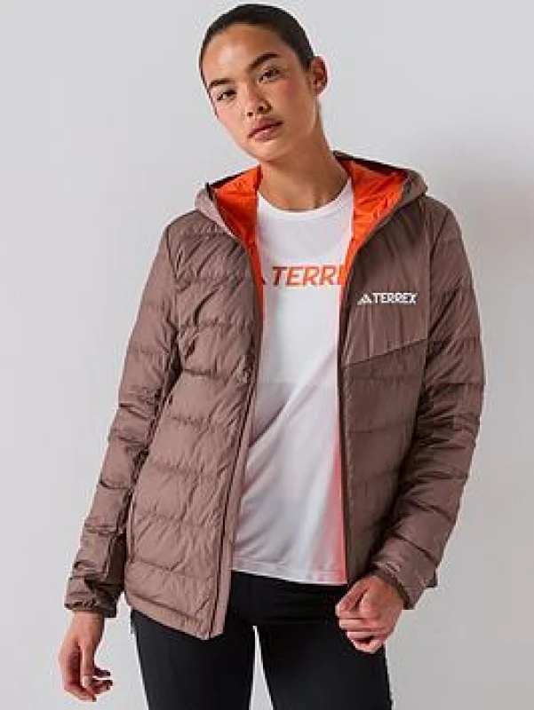 Image of Womens Puffer jacket adidas Terrex Multi Marron Female XS