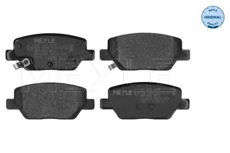 Image of Brake pad set MEYLE 025 224 4918