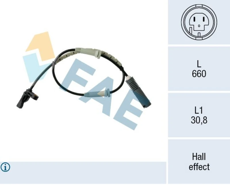 Image of FAE ABS sensor FAE 78183