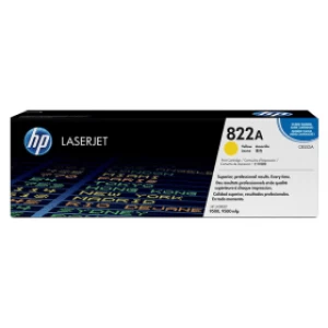 Image of HP 822A Yellow Laser Toner Ink Cartridge