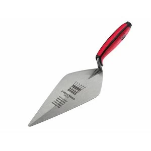 image of Ragni Crown London Pattern Brick Trowel Non-Slip Handle 10in