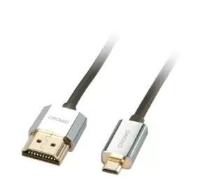 Image of Lindy CROMO Slim HDMI High Speed A/D Cable, 2m