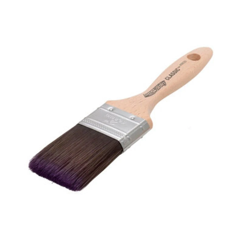 Image of Arroworthy Classic Semi Oval Angled Beaver Tail Paint Brush - 2 Inch