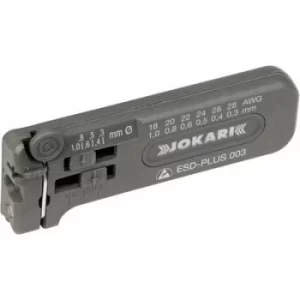 image of Jokari 40028 ESD-PLUS 002 ESD wire stripper Suitable for PVC-coated wires 0.25 up to 0.80 mm