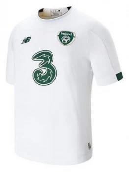 Image of Boys, New Balance Ireland Junior Away Short Sleeved Shirt - White, Size L