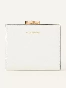 Image of Accessorize Clip Frame Bella Purse, White, Women