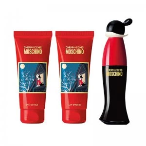 image of Moschino Cheap & Chic Gift Set 50ml Eau de Toilette + 100ml Body Lotion + 100ml Shower Gel