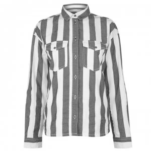 Image of Dr Denim Flow Shirt - Spring Stripe