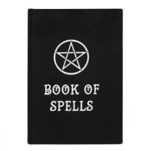 Image of Black Magic Book of Spells Velvet Notebook