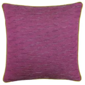 image of Marylebone Jacquard Cushion Sulphur/Fuchsia, Sulphur/Fuchsia / 50 x 50cm / Cover Only