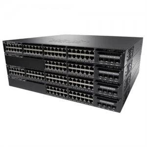 image of Cisco Catalyst WS-C3650-24PD-L network switch Managed L3 Gigabit Ethernet (10/100/1000) Black 1U Power over Ethernet (PoE)