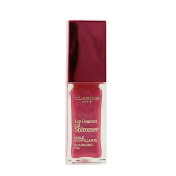 image of ClarinsLip Comfort Oil Shimmer - # 05 Pretty In Pink 7ml/0.2oz