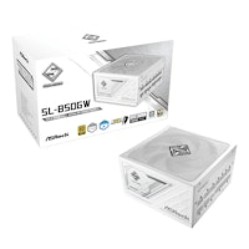 Image of ASRock Steel Legend 850W ATX 3.1 PCIe 5.1 80 Plus Gold Modular Power Supply - White