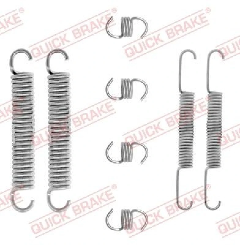 Image of QUICK BRAKE Brake shoe fitting kit QUICK BRAKE 105-0662