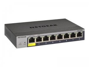 image of Netgear Pro GS108T-300UKS - Switch - 8 Ports - Smart