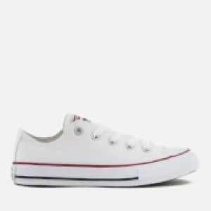 image of Converse Kids Chuck Taylor All Star Seasonal Ox Trainers - Optical White - UK 1 Kids