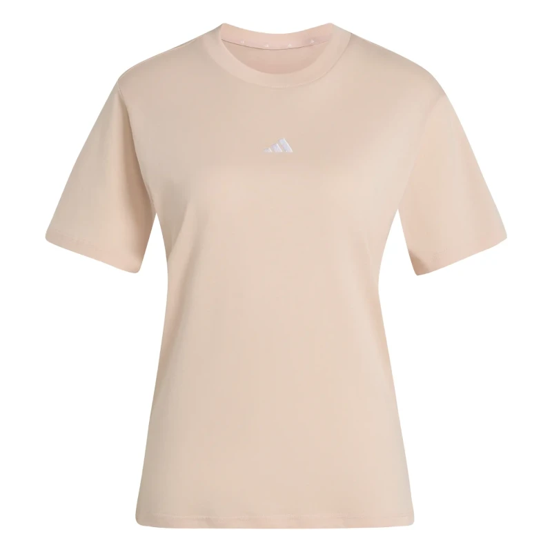 Image of Adidas Cotton logo T-Shirt For Her adidas Essentials Rose Female XS