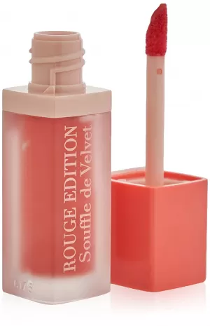 Image of Bourjois Rouge Edition Souffle Velvet Lipstick 04 Ravie En Rose