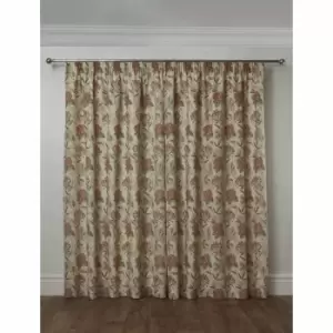 Image of Emma Barclay Harmony Pencil Pleat Curtains 66 x 72 Cream
