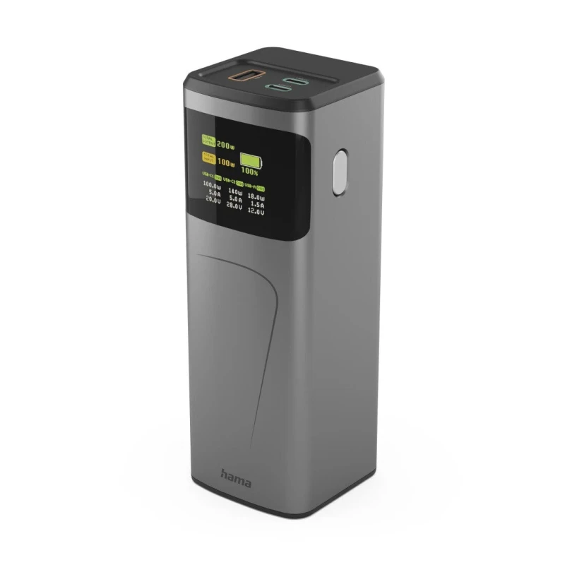 Image of Hama Hama High Power Lithium-Ion (Li-Ion) 24000 mAh Grey 00201743