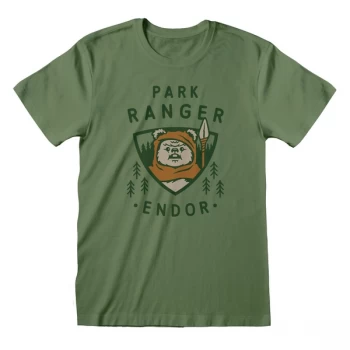 Image of Star Wars - Endor Park Ranger Unisex Large T-Shirt - Green
