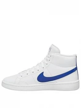 Image of Nike Court Royale 2 Mid - White/Blue, Size 8, Men