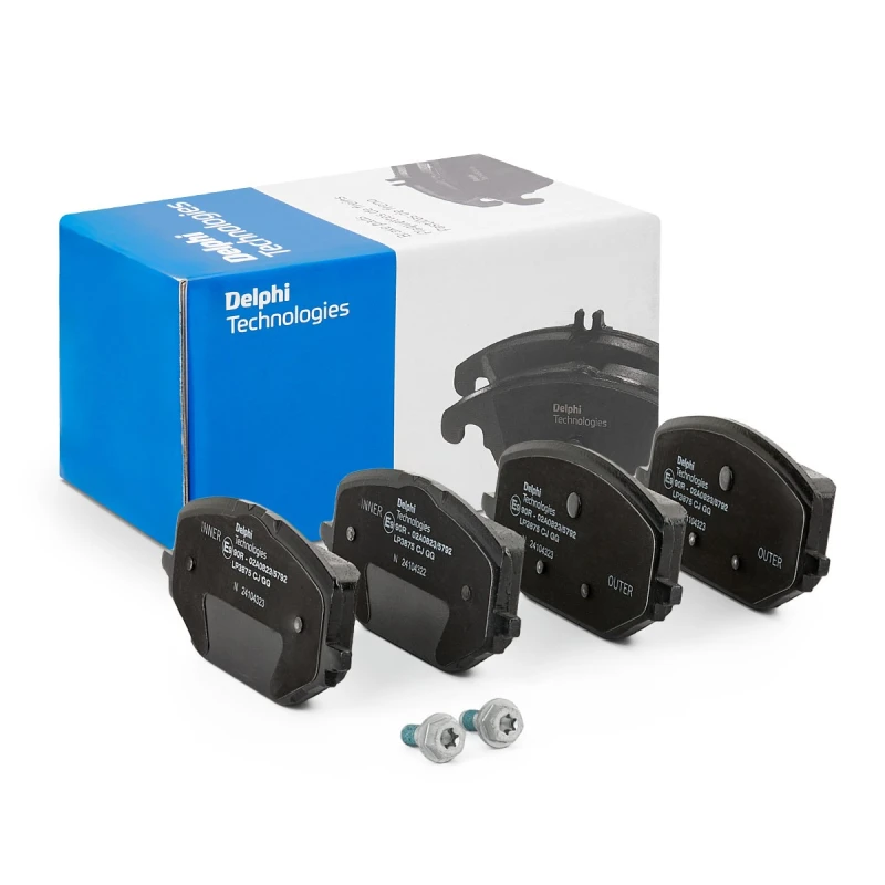 Image of DELPHI Brake pad set DELPHI LP3875