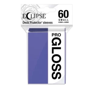 Image of Ultra Pro Eclipse Gloss Royal Purple Small Deck Protector Sleeves (60 Sleeves)