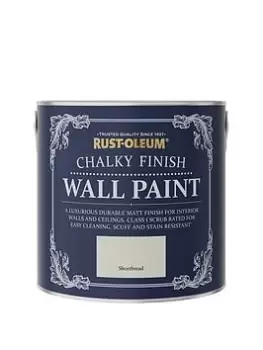 Image of Rust-Oleum Chalky Finish Wall Paint In Shortbread - 2.5-Litre Tin