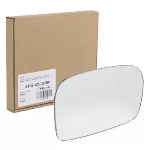 image of BLIC Wing Mirror Glass 6102-02-0896P Side Mirror Glass,Mirror Glass HONDA,CIVIC VII Hatchback (EU, EP, EV),CIVIC VII Coupe (EM2)