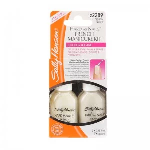 image of Sally Hansen Hard as Nails French Manicure Nearly Nude Kit