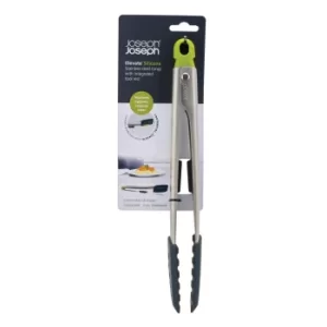 image of Joseph Joseph Elevate Stainless Steel Tongs Silver